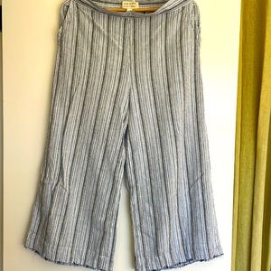 cloth and stone pants, sizeL , blue/white